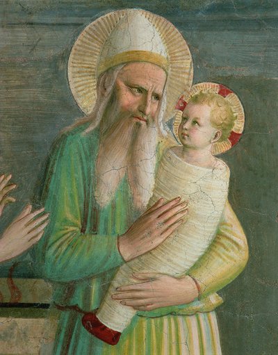 Simeon with the Christ Child (detail) by Fra Angelico